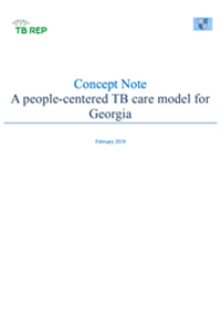 Concept Note -  A people-centered TB care model for Georgia