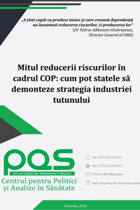 Mitul reducerii riscurilor în cadrul COP: cum pot statele să demonteze strategia industriei tutunului