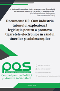 Documente UE: Cum industria tutunului exploatează legislația pentru a promova țigaretele electronice în rândul tinerilor și adolescenților